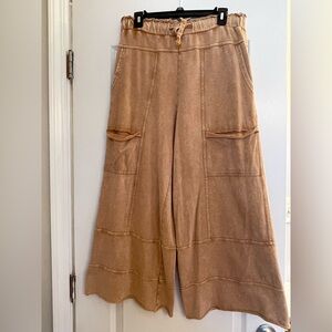 Easel boho wide leg pants